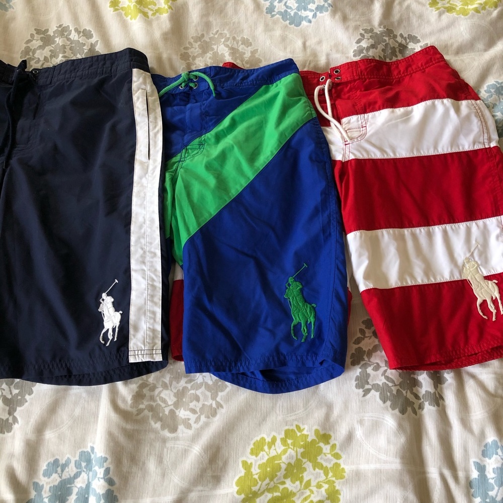 3 prs Ralph Lauren swimshorts